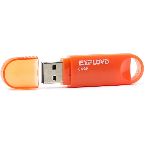 USB 64Gb Exployd 570 оранжевый