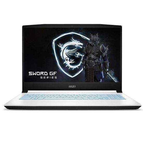 Ноутбук игровой 15.6" MSI Sword 15 A12UE-487XRU (i7-12700H/ 16Gb/ 512Gb SSD/ RTX3060 6Gb/ DOS) (9S7-158333-487])White