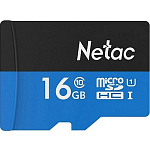 Micro SD 16GB NETAC P500 U1/Class 10  (90 Mb/s) без адаптера