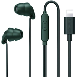Наушники REMAX RM-518i, Wired Sleep, 8 pin, зелёный