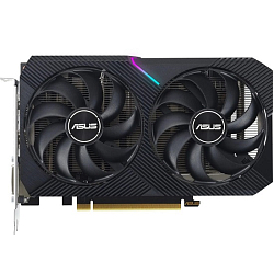 Видеокарта ASUS DUAL-RTX3050-O8G-V2 NVIDIA GeForce RTX 3050 8192Mb PCI-E 4.0 128 GDDR6 1822/14000 HDMIx1 DPx3 HDCP Ret