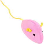 Игрушка для кошек «Мышь с кошачьей мятой», 5 см, розовая