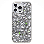 Задняя накладка PC097 POSH SHINE для iPhone 16 Pro Max (white) (237457)