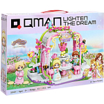 Конструктор Qman Принцессы «Чайная беседка», 640 деталей