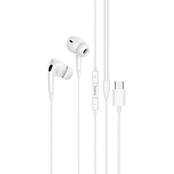 Наушники HOCO M101 Pro, Crystal sound, Type-C, белый