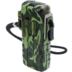 Зажигалка электронная «Турист», дуговая, влагозащита, камуфляж, от USB