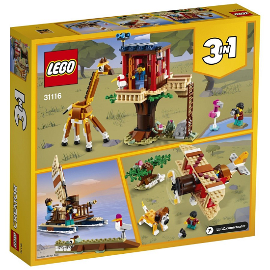 Конструктор LEGO Creator 31116 Домик на дереве для сафари