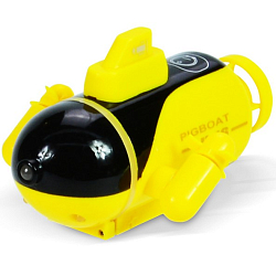 Подводная лодка р/у Mioshi Tech "Дельфин-М10" (10 см, 5 кан., свет. эфф., желтый)