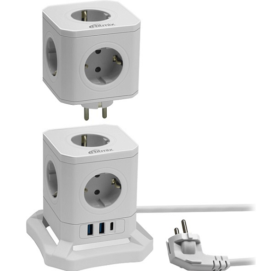 Сетевой фильтр  2.0м RITMIX RM-292C White