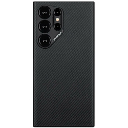 Задняя накладка PITAKA для Samsung Galaxy S24 Черно-Серый