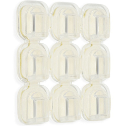 Держатель самоклеящийся для проводов и гирлянд ТУНДРА krep, 15х15 мм, 90 шт. 10501135