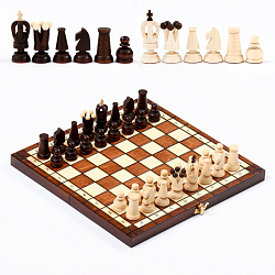Шахматы "Королевские", 31 х 31 см, король h=6.5 см, пешка h-3 см 4963449