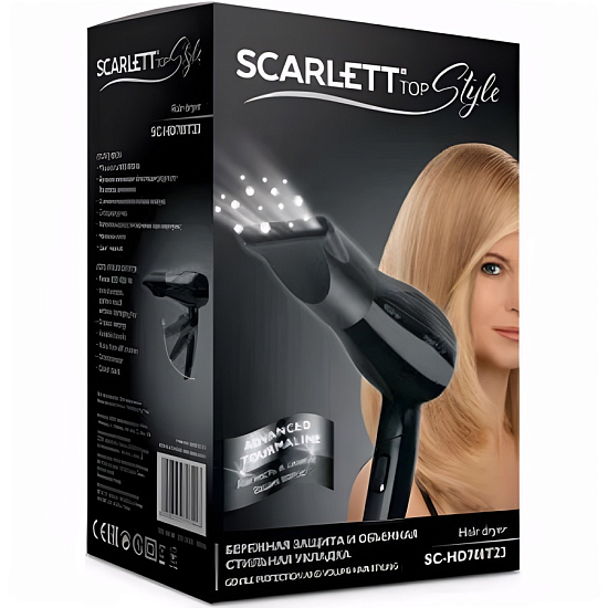 Фен SCARLETT SC-HD70IT23 BLACK