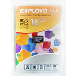 Micro SD 16Gb Exployd Class 10 без адаптера