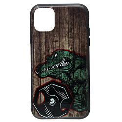 Задняя накладка SC302 для iPhone 11 (008) (brown)