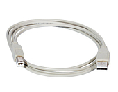 Кабель USB для принтера AM-BM  5.0м TELECOM белый