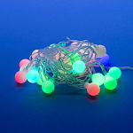 Гирлянда "Нить - с насадками" 2.8 м, свечение мульти, RAINBOW ULD-S0280-025/DTA