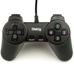 Геймпад DIALOG GP-A01 Action USB Black