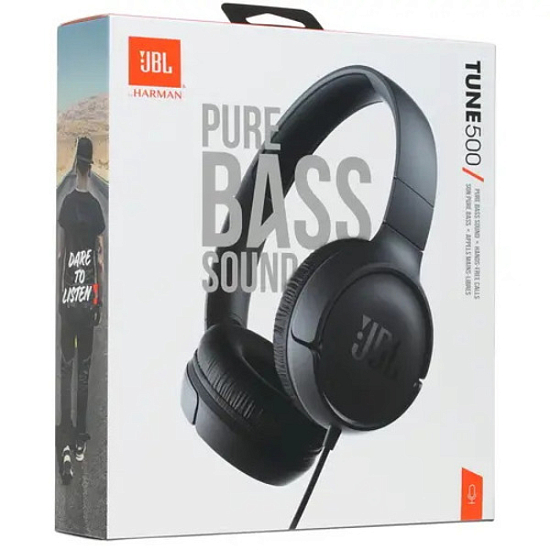 Наушники JBL TUNE 500 черные (Уценка)