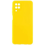 Задняя накладка ZIBELINO Soft Matte для Samsung Galaxy A12 (желтый) защита камеры