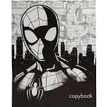 Тетрадь 48 листов в клетку, картонная обложка «Супергерой», «Человек-паук»