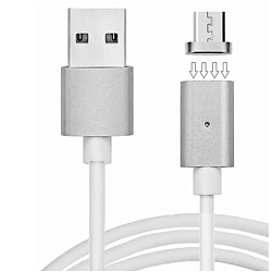 Кабель USB <--> microUSB  1.0м MAGNETIC магнитный в коробке