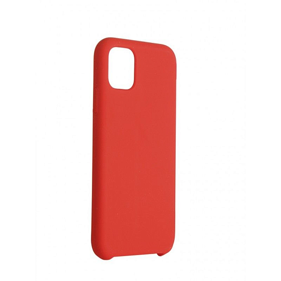Задняя накладка SILICONE CASE для iPhone 12 красный (не оригинал)