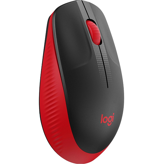 Мышь БП LOGITECH M190 Серая/красная