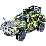 Конструктор 3D из пенокартона «Военный внедорожник», 46 деталей 5364398
