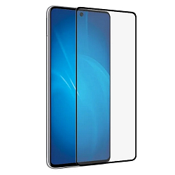 Противоударное стекло DF для Samsung Galaxy A72 (4G/5G) DF sColor-115 (black)