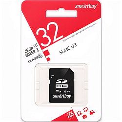 Карта памяти SD 32GB SMARTBUY Class 10 U3