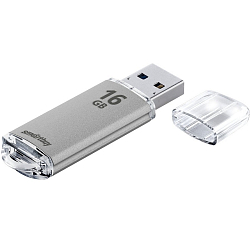 USB 16Gb SMARTBUY V-Cut Silver