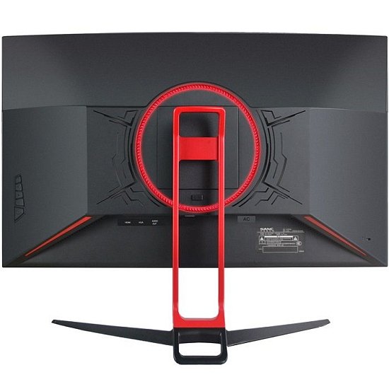 Монитор игровой 31.5'' SANC M3236QPB (QHD/VA/ 165 Hz) изогнутый, красно-черный