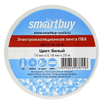 Изолента SMARTBUY 18/19мм 20м белая (SBE-IT-19-20-w)