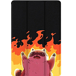 Чехол футляр-книга ZIBELINO для iPad 2025 (A16)/Apple iPad 10 2022 (A3354/A3355/A3356/A2696/A2757/A2777) 10.9" (черный) 8034 ЕНОТ ОГОНЬ