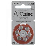 Элемент питания PERFEO ZA10 BL-6 Airozinc Premium (6/60/600)