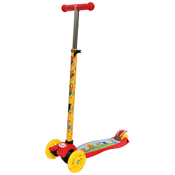 Самокат Три Кота 120 и 2х80, свет, рег JP-MG-03M-CATS_N22-50