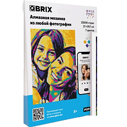Алмазная фотомозаика POP-ART A4 без подрамника 40003