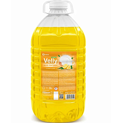 Средство для мытья посуды GRASS Velly Light, Сочный лимон, ПЭТ 5кг (125792)