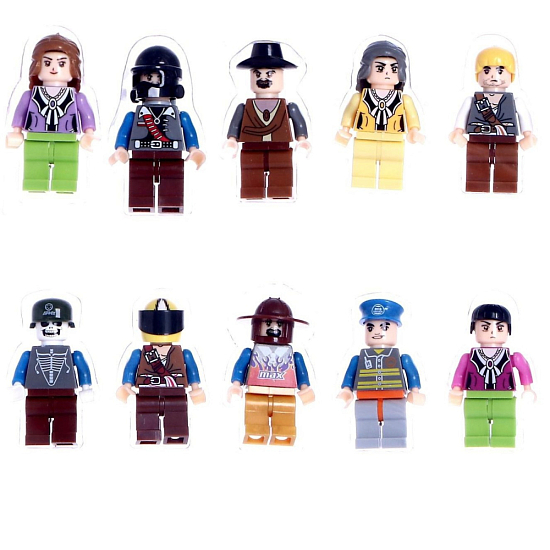 Фигурки для конструктора Аусини, набор 10 штук