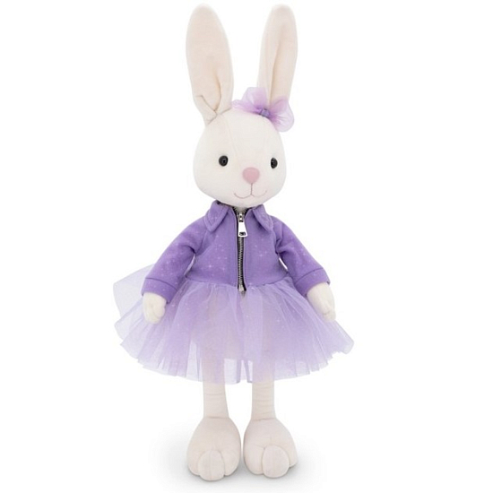 Мягкая игрушка Зайка Фиалка, 28 см