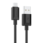 Кабель USB <--> microUSB  1.0м HOCO X73 Sunway, чёрный