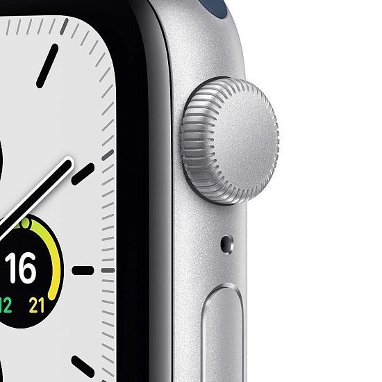 Часы Apple Watch SE, 44 мм, (MKQ43) Silver, Sport Band (LL) (Активированные)