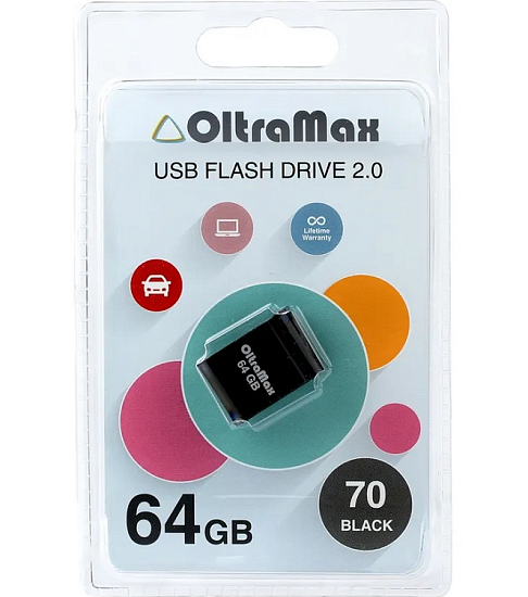 USB 64Gb OltraMax 70 чёрный