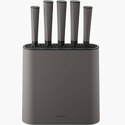 Набор ножей NADOBA, серия MAURY, 5шт, в универсальном блоке