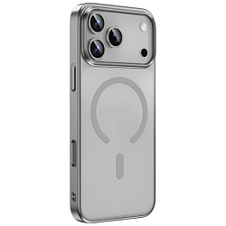 Задняя накладка KEEPHONE SKIN GRIP ULTRA SLIM MAGSAFE CASE для iPhone 17 PRO MAX (SILVER)