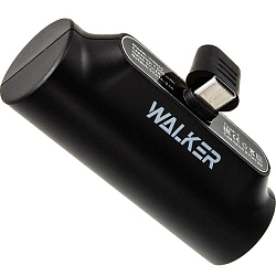 Внешний АКБ WALKER WB-950 Mini, (5000mAh), Type-C, черное