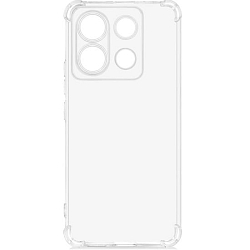 Силиконовый чехол DF для Xiaomi Redmi Note 13 Pro (5G)/Poco X6 (5G) DF xiAngle-09, прозрачный с защищенными углами