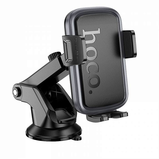 Автомобильный держатель HOCO H80 Black metallic
