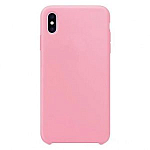 Задняя накладка SILICONE CASE для iPhone XS Max розовый